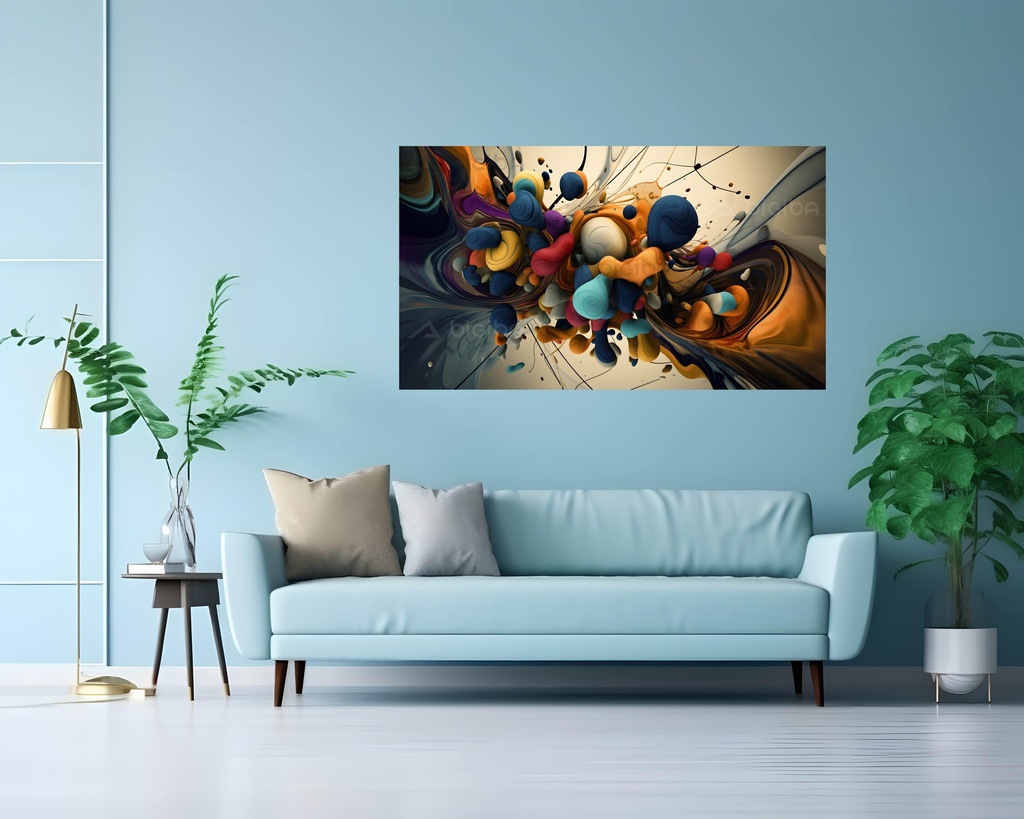 Ethereal Paint Swirls