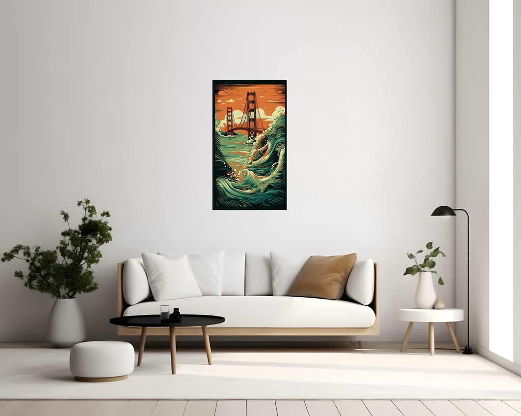 Golden Waves of Imagination