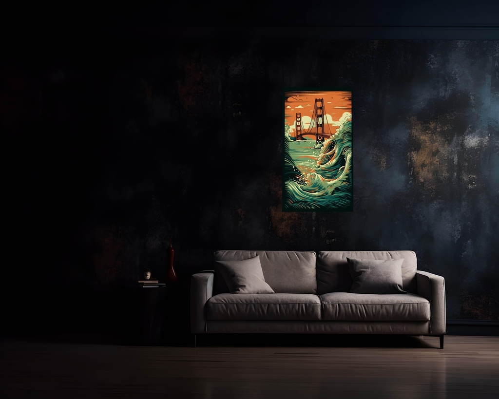 Golden Waves of Imagination