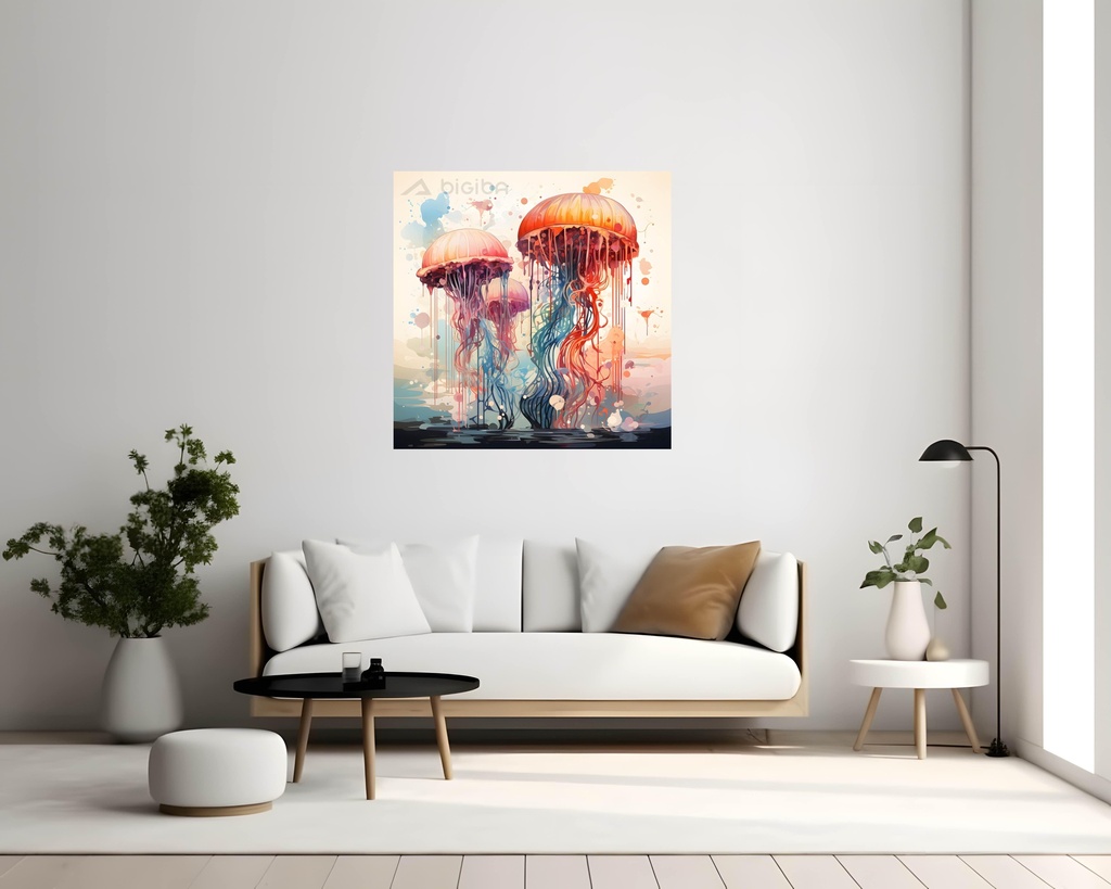 Aquarelle Medusae