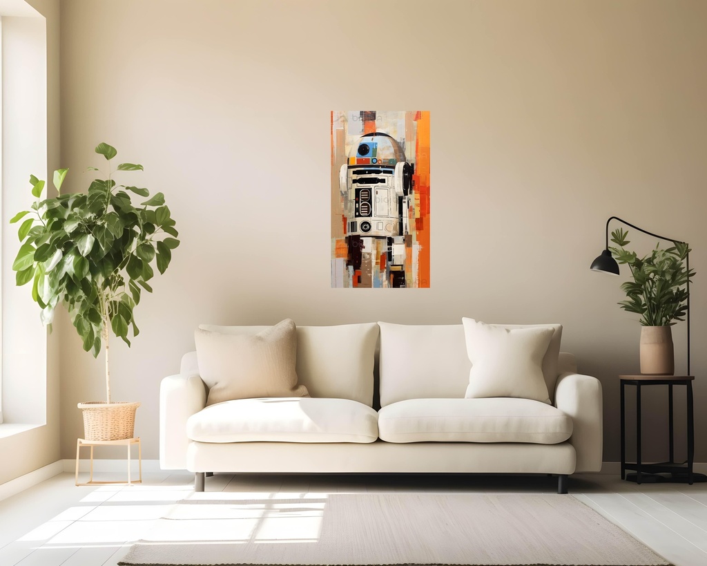 Abstract Droid Mosaic