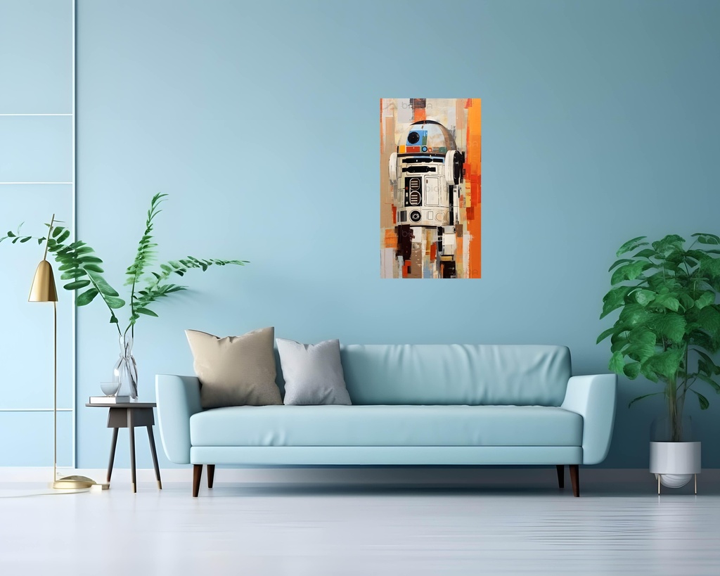 Abstract Droid Mosaic