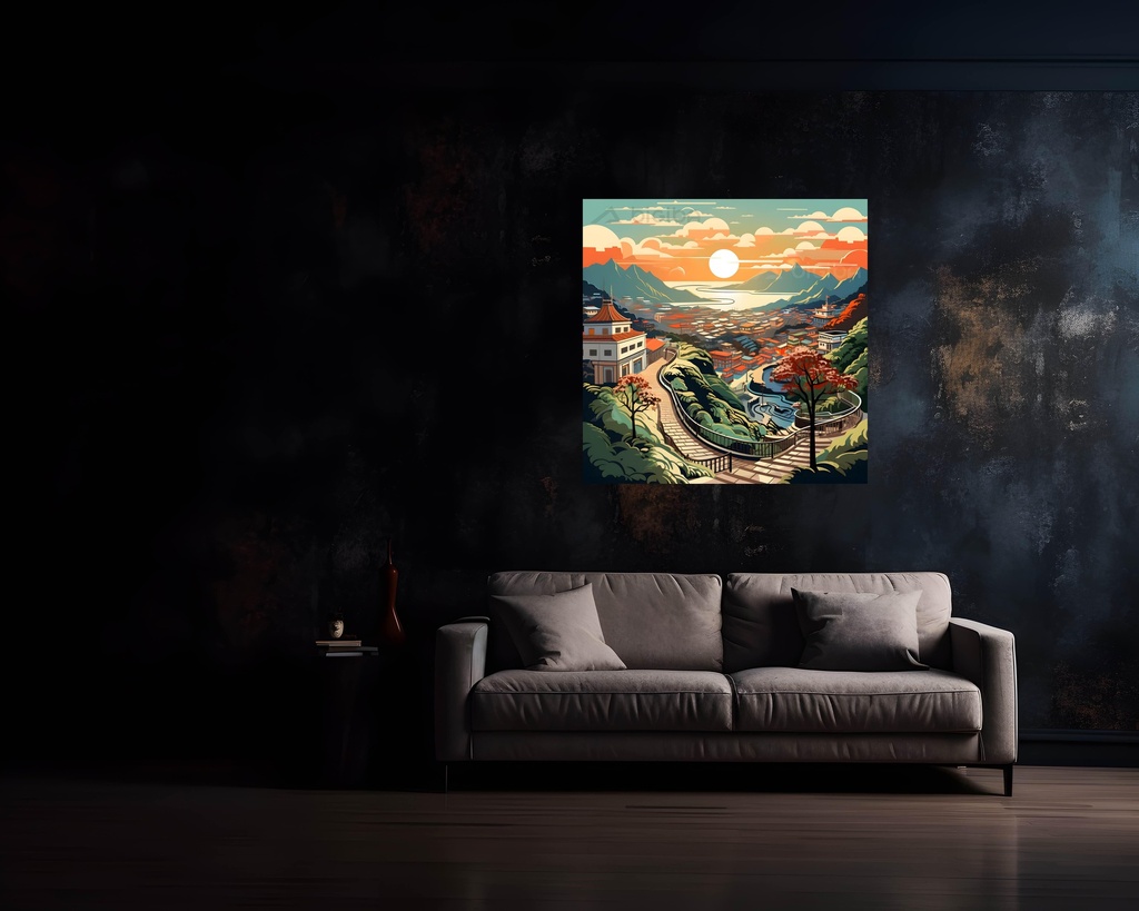 Elysian Sunset Vista