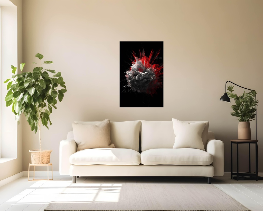 Crimson Nebula Blossom