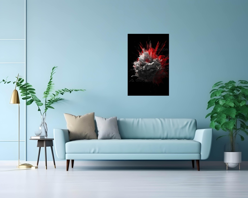Crimson Nebula Blossom