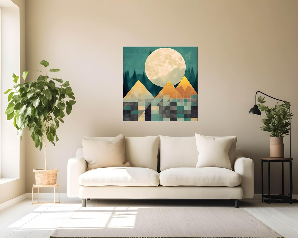 Moonlit Geometric Wilderness