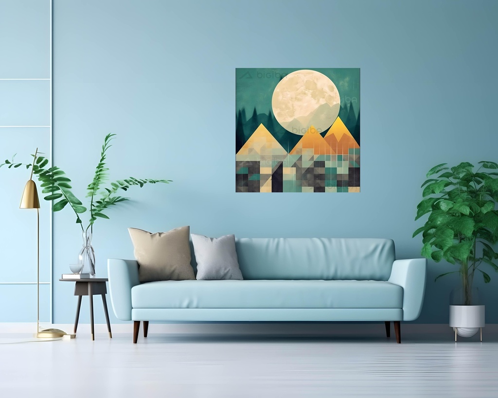 Moonlit Geometric Wilderness