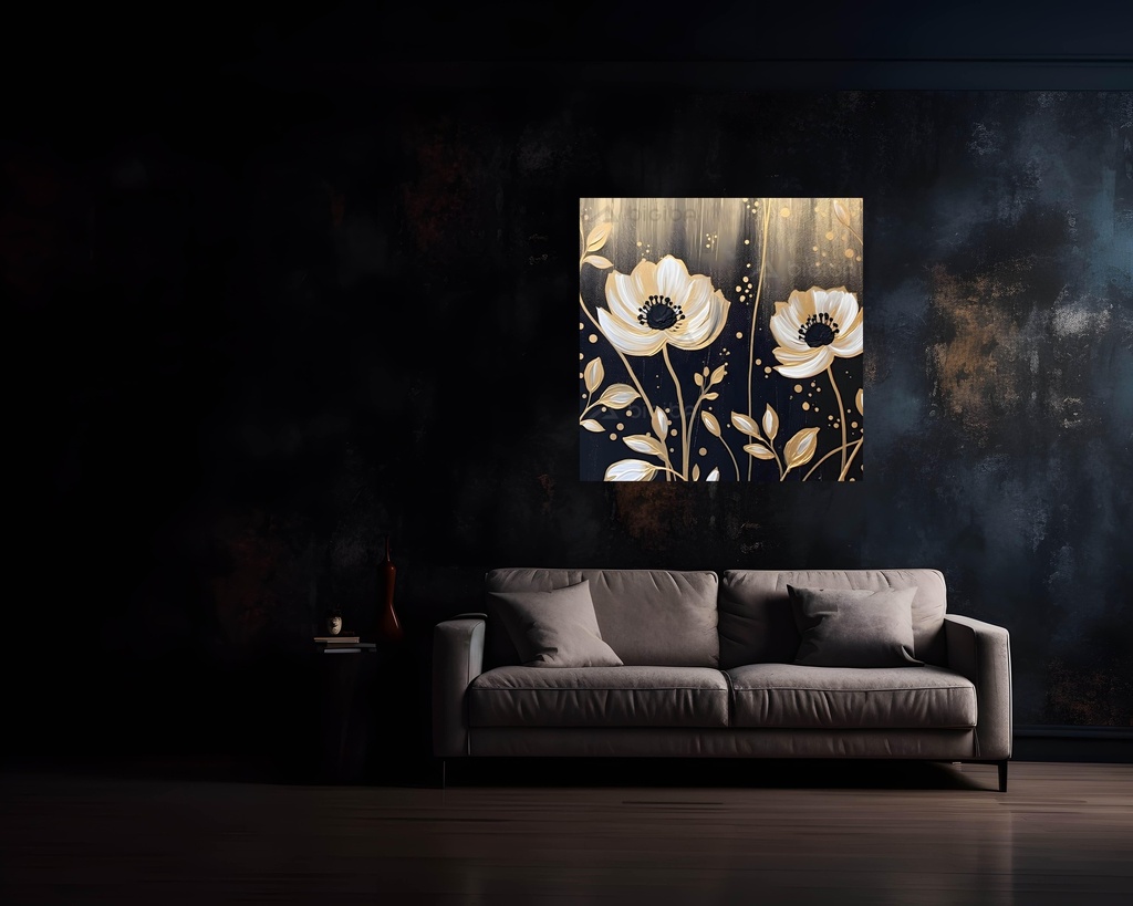 Golden Rain on Midnight Blossoms