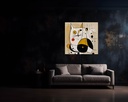 Cosmic Feline Abstract
