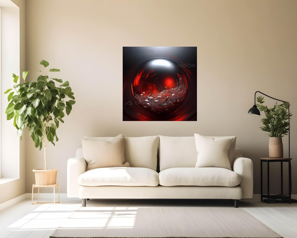 Crimson Nebula Sphere