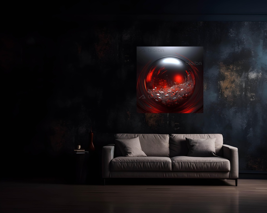 Crimson Nebula Sphere
