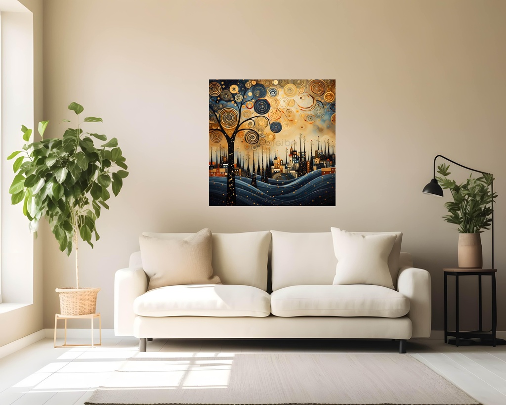 Whimsical Urban Dreamscape
