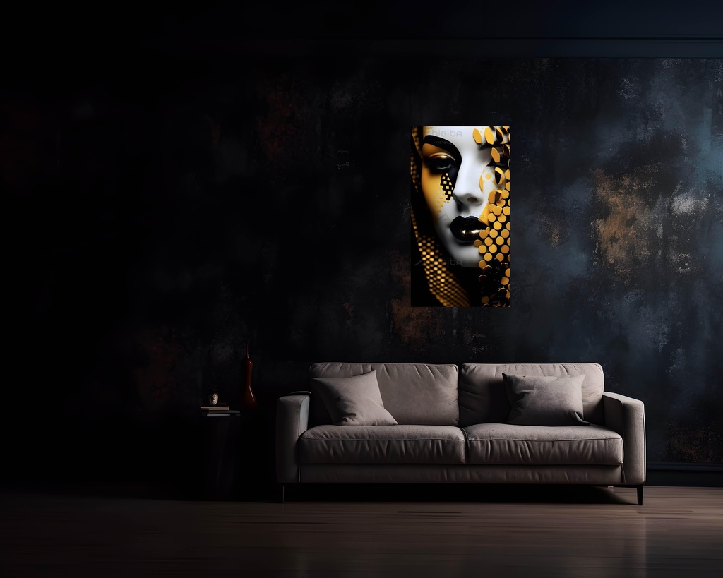 Golden Mosaic Muse