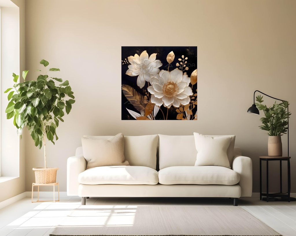 Golden Floralscape