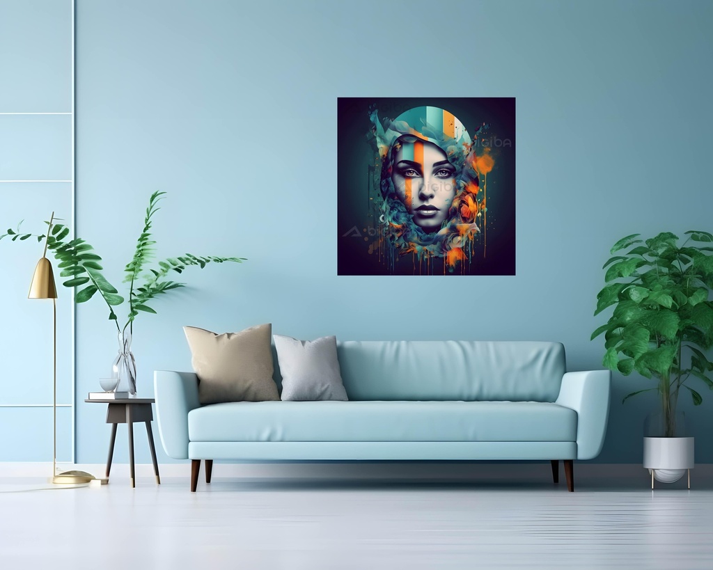 Vivid Dreamscape Portrait