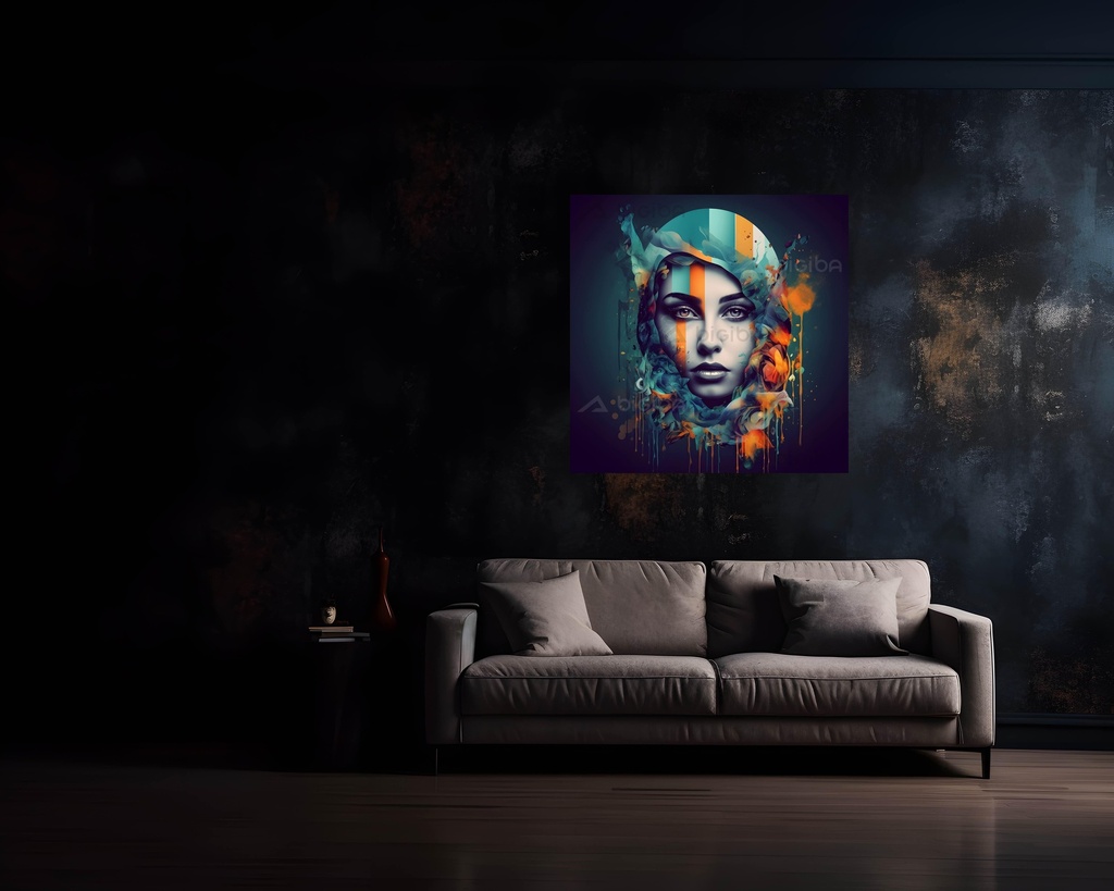 Vivid Dreamscape Portrait