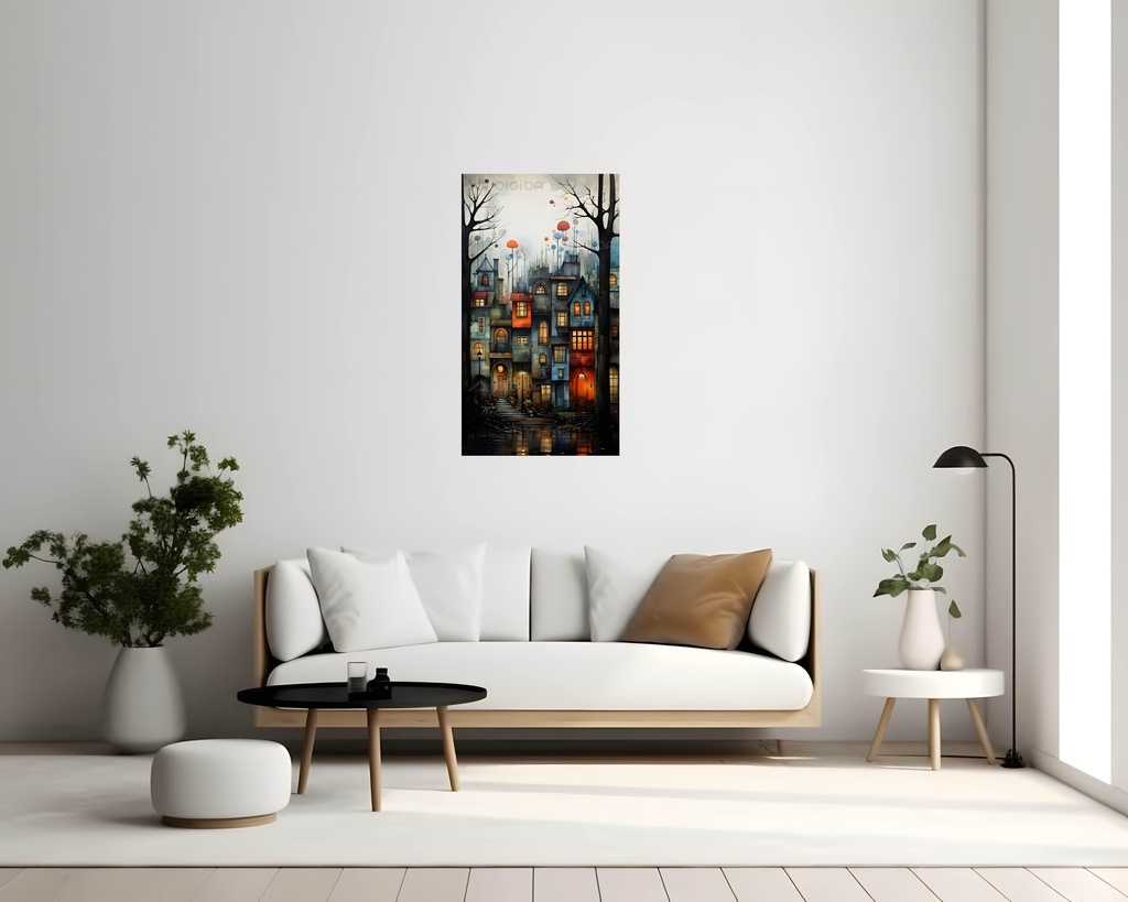 Whimsical Urban Dreamscape