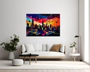 Cosmic Symphony Over Metropolis