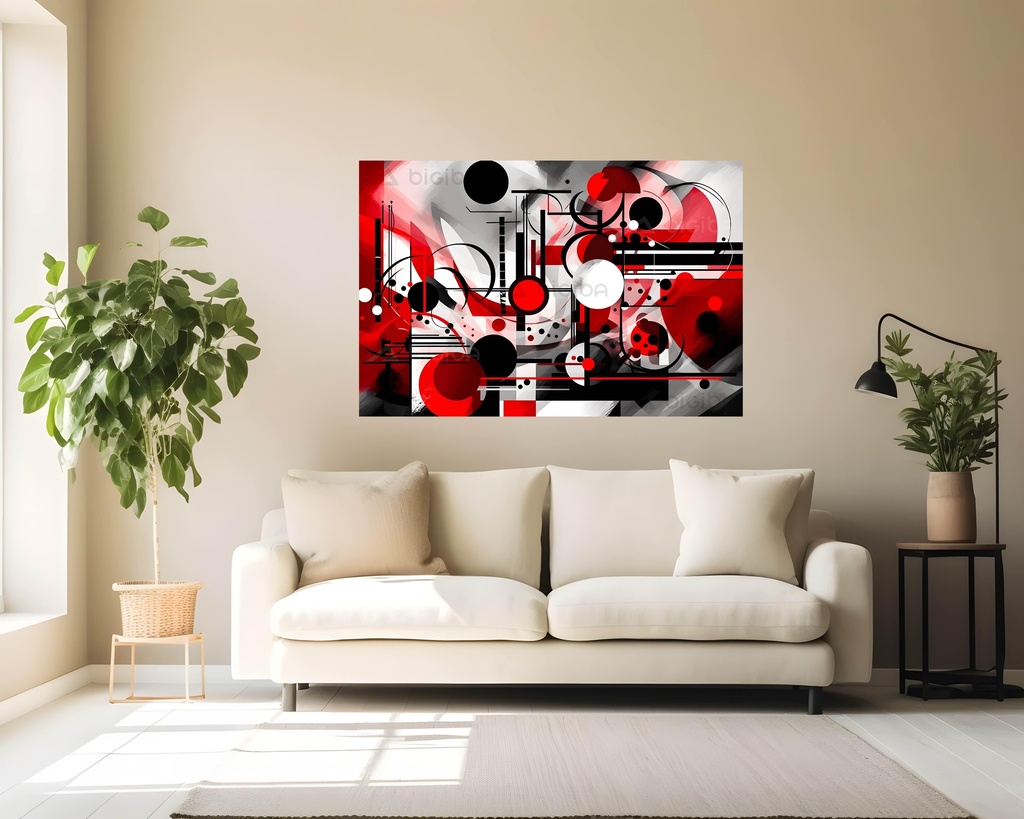 Symphony in Red and Black