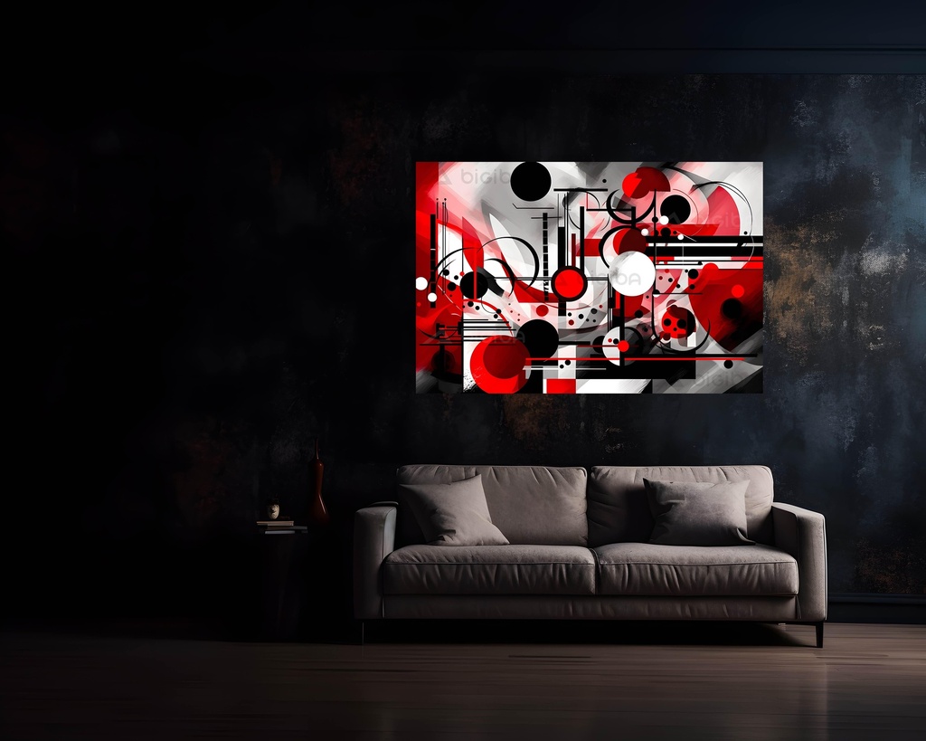 Symphony in Red and Black