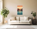 Serene Mountain Mirage