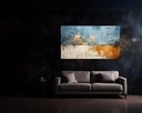 Azure & Gold Horizon
