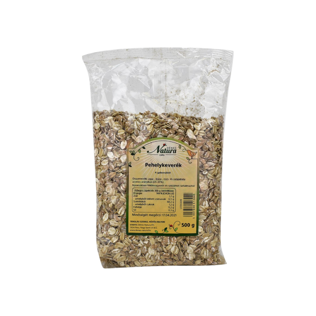 Dénes-Natura Flockenmischung 4 Getreidesorten 500 g