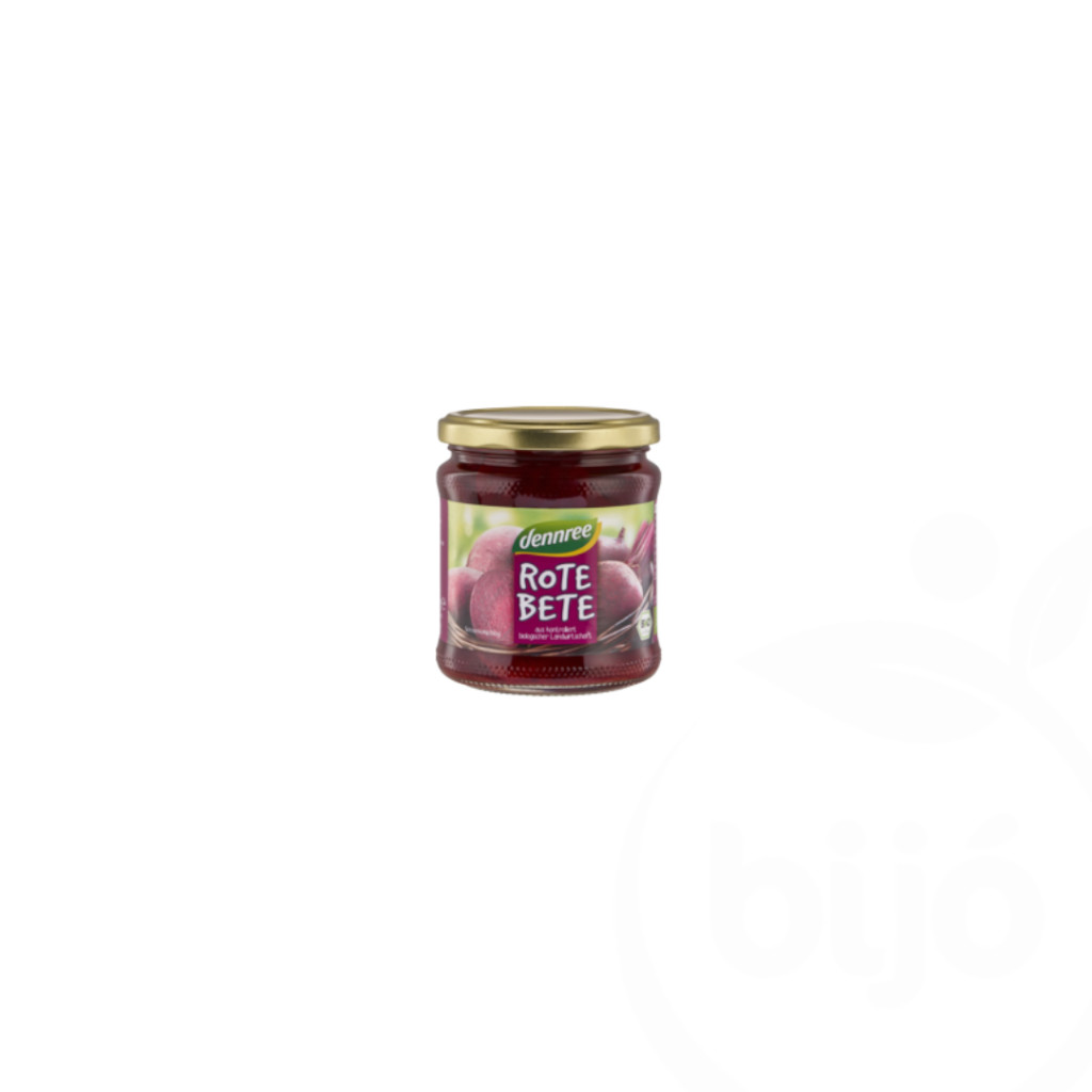 Dennree bio szeletelt cékla üveges 330 g