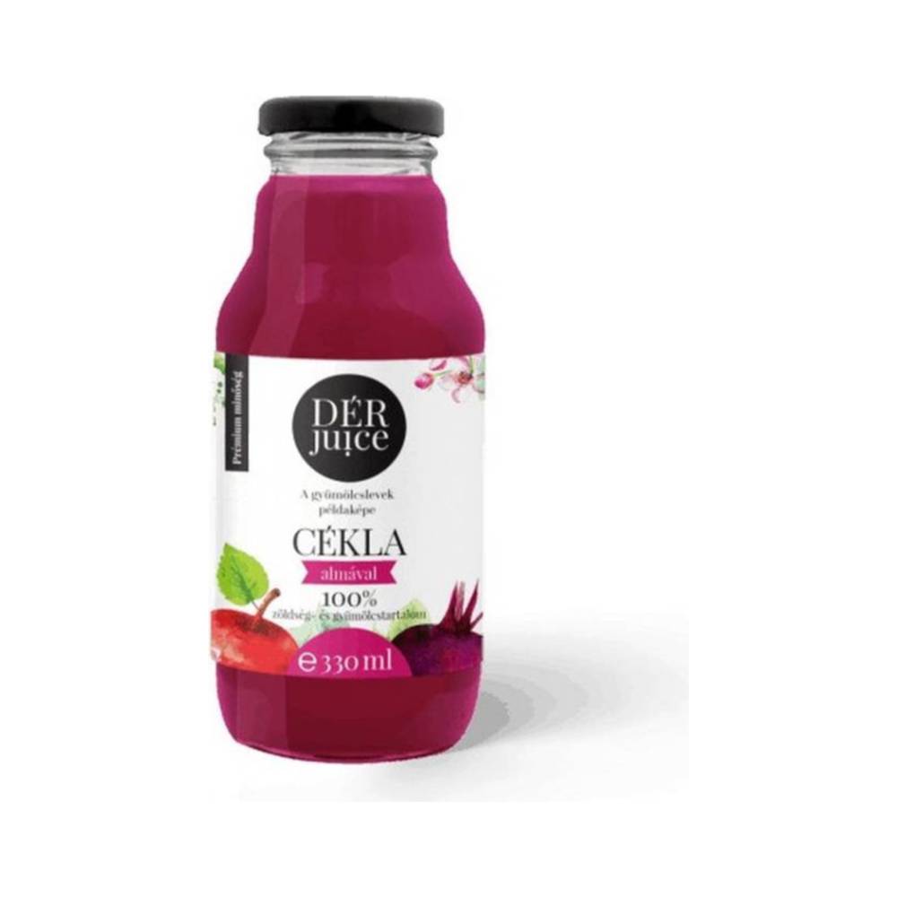 Šťáva Dér ze červené řepy s jablkem 70-30% 330 ml