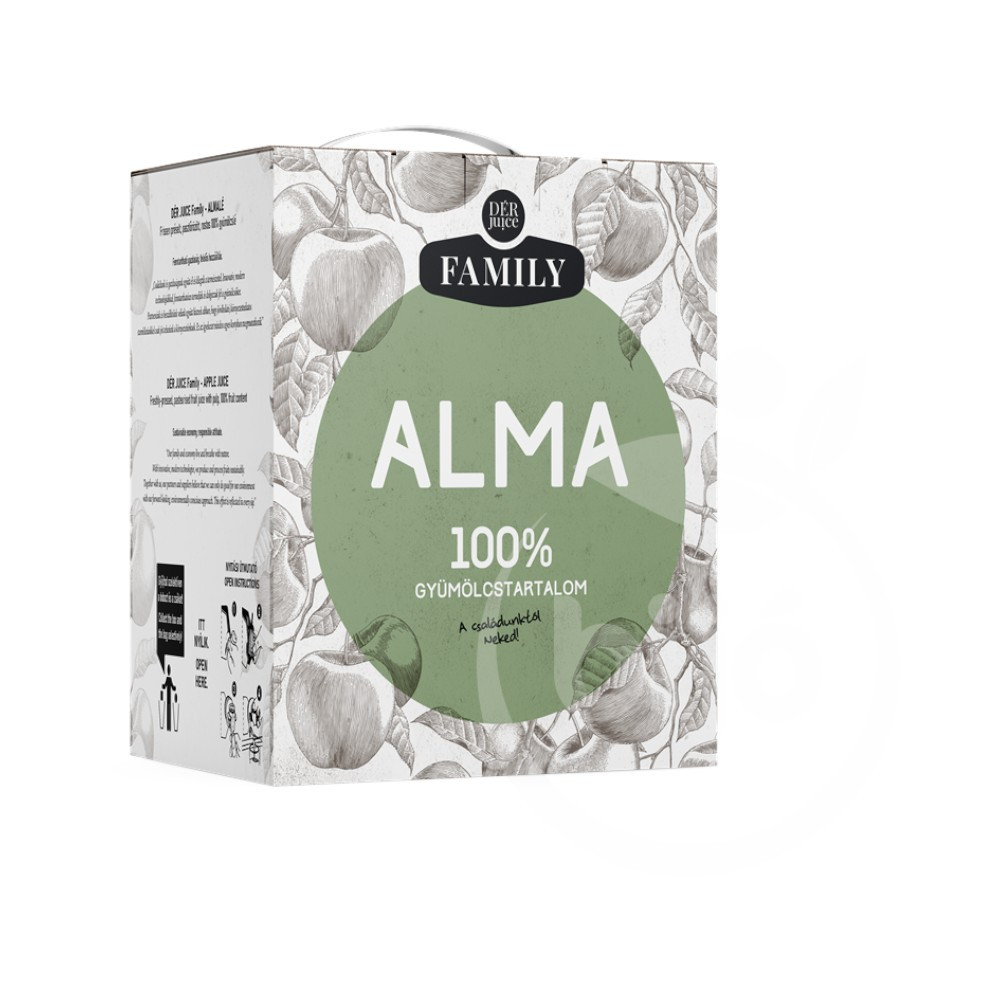 Jablečný džus Dér Juice Family 100% 3000 ml