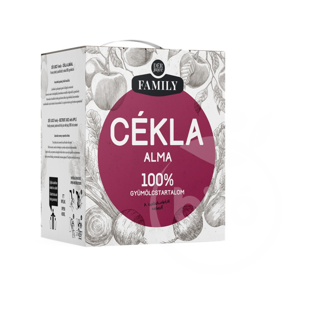 Suc de sfeclă și mere Dér juice family 70-30% 3000 ml