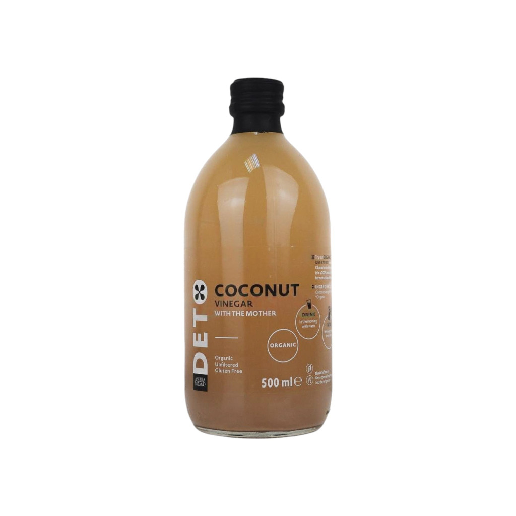 Deto bio szűretlen kókuszecet "anyaecettel" 500 ml