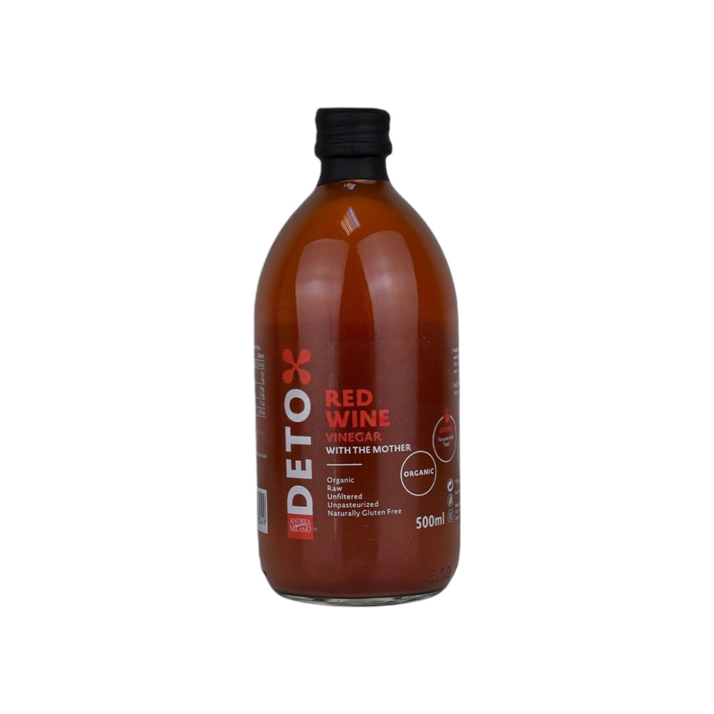 Deto bio szűretlen vörösbor ecet "anyaecettel" 500 ml
