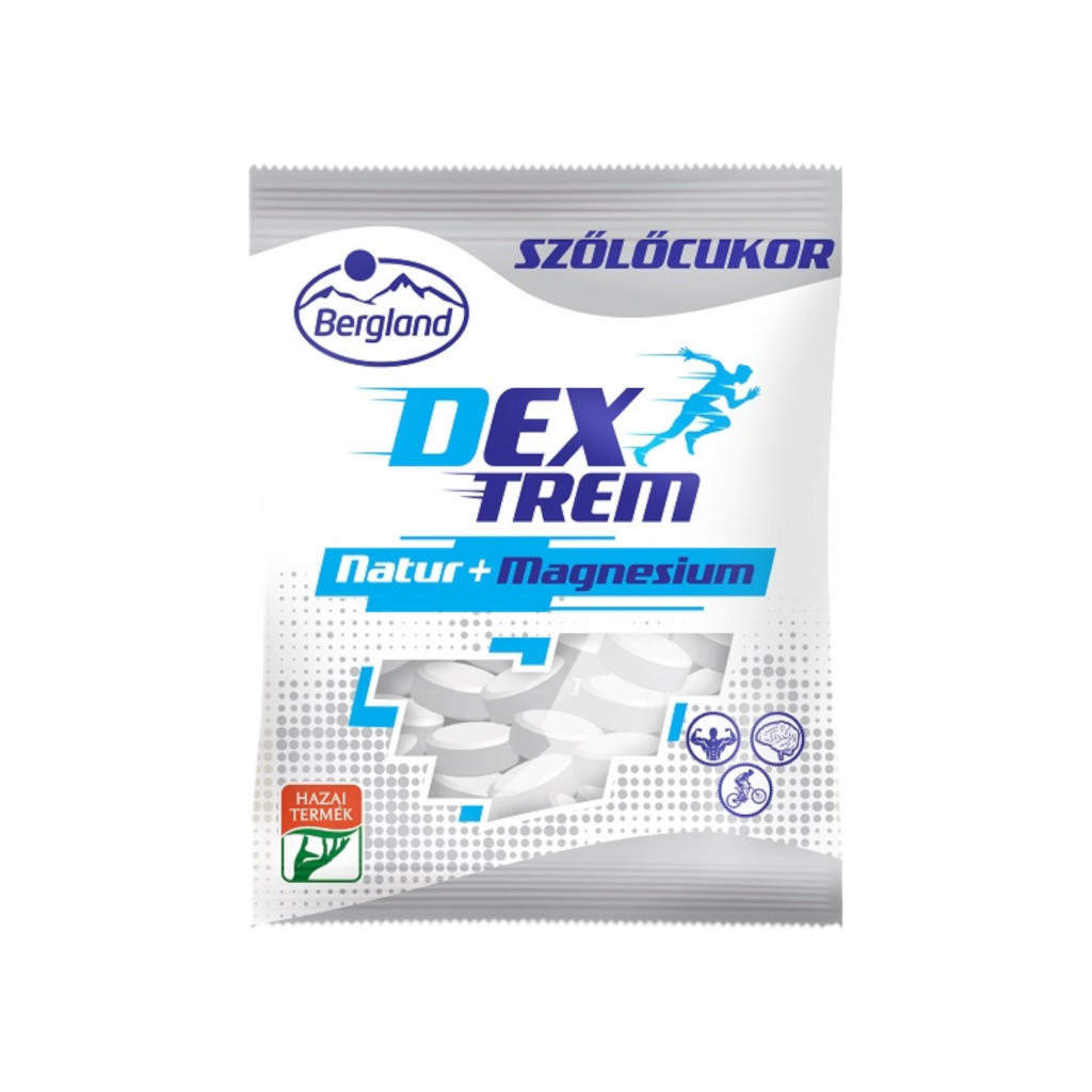 Dextreme szőlőcukor natúr+magnézium 70 g