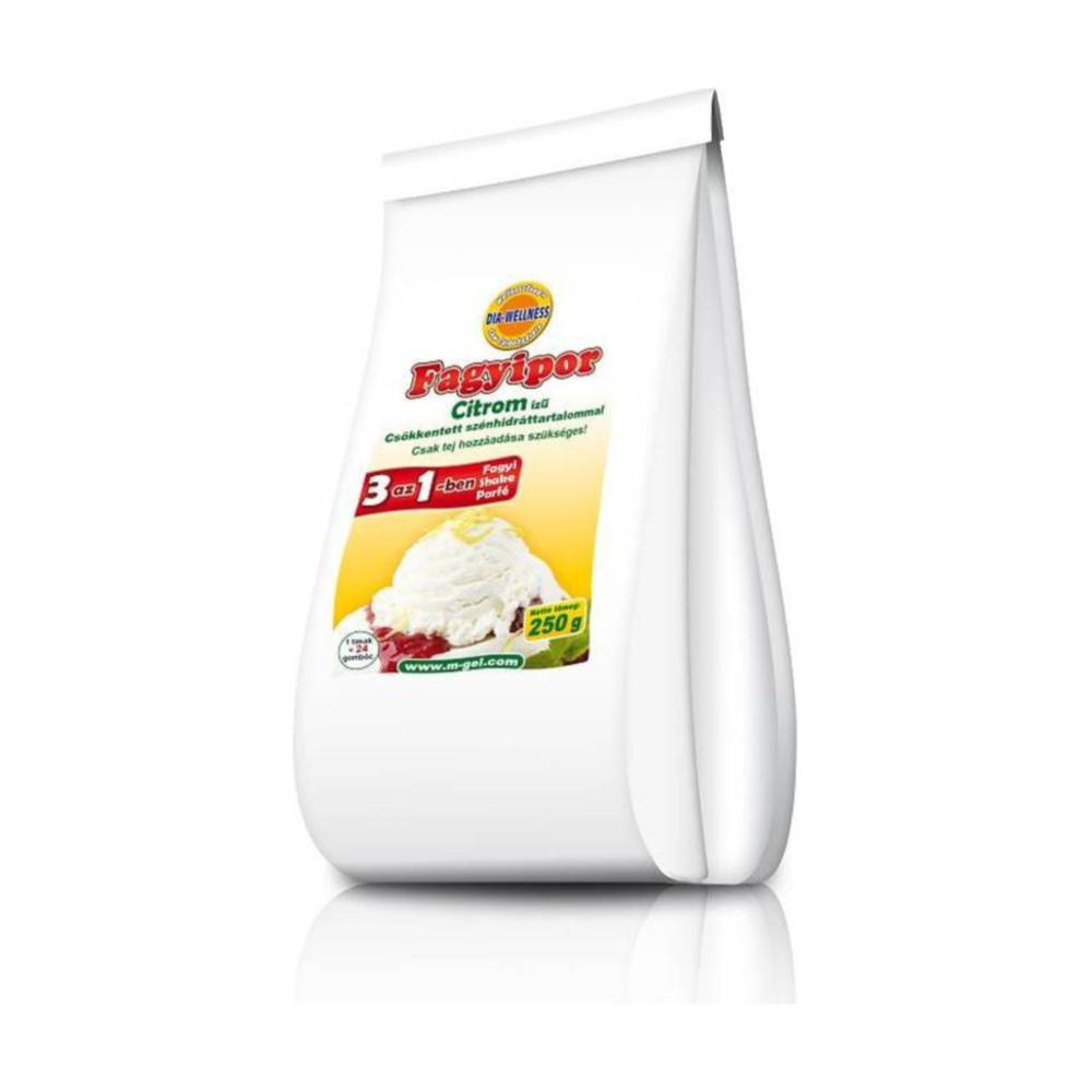 Dia-Wellness citrónový zmrzlinový prášok 250 g