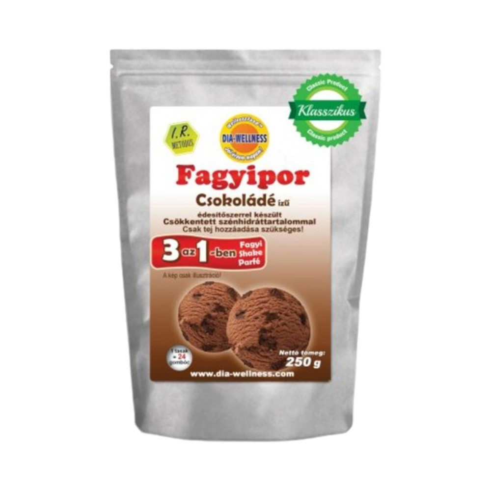 Dia-Wellness fagylaltpor csokoládé 250 g
