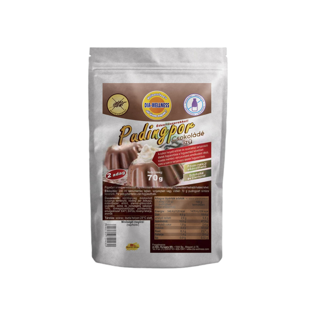 Pudră rece de ciocolată Dia-Wellness 70 g