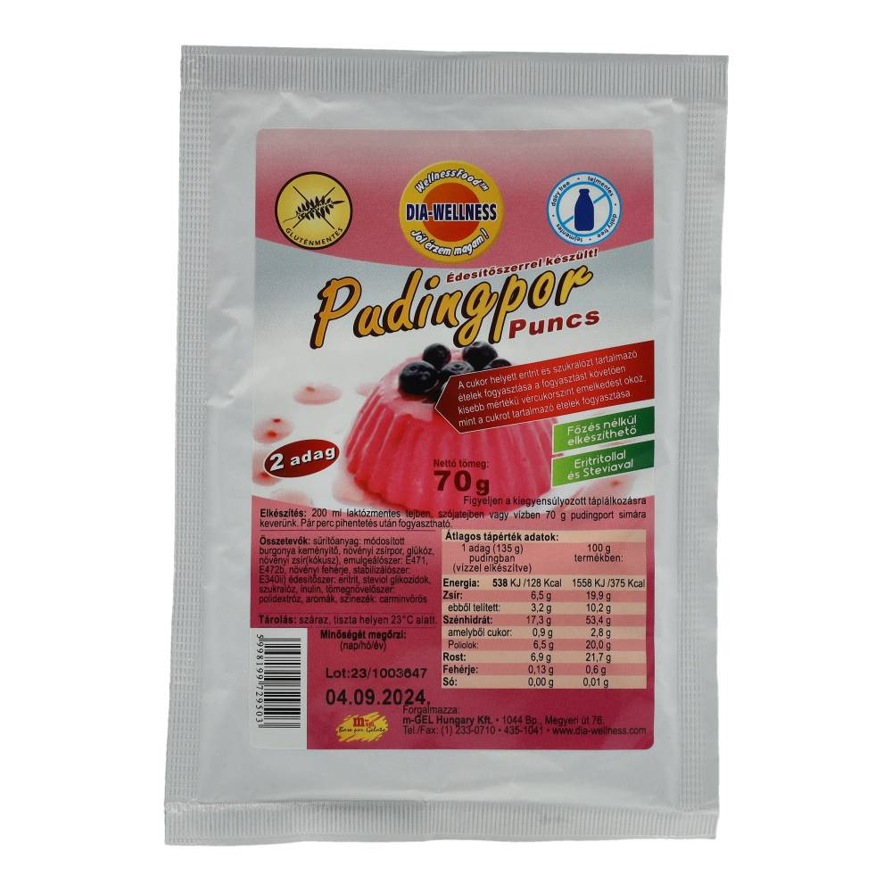 Studená puncová puding Dia-Wellness 70 g