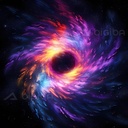 Paisagem de sonho espiral cósmico