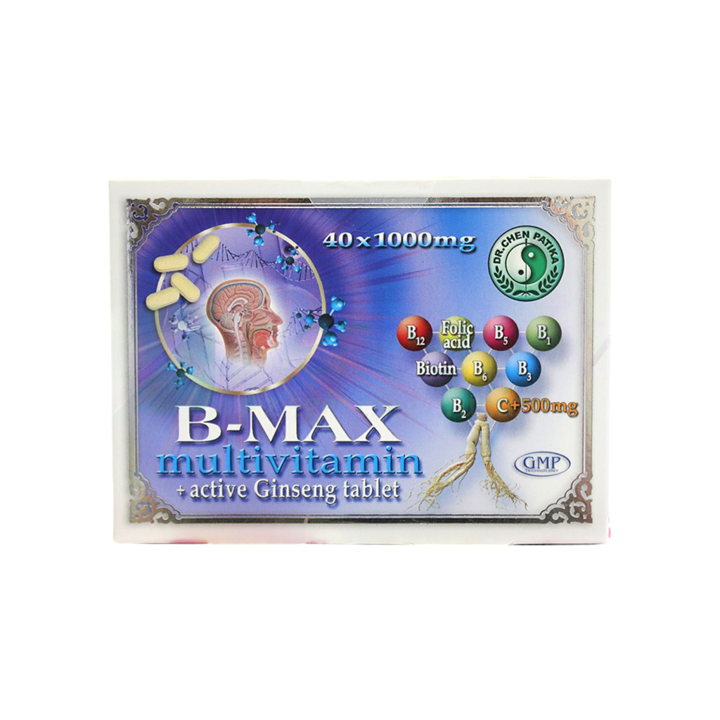 Dr. Chen b- max multiwitamina + aktywne tabletki żeń-szenia 40 szt.