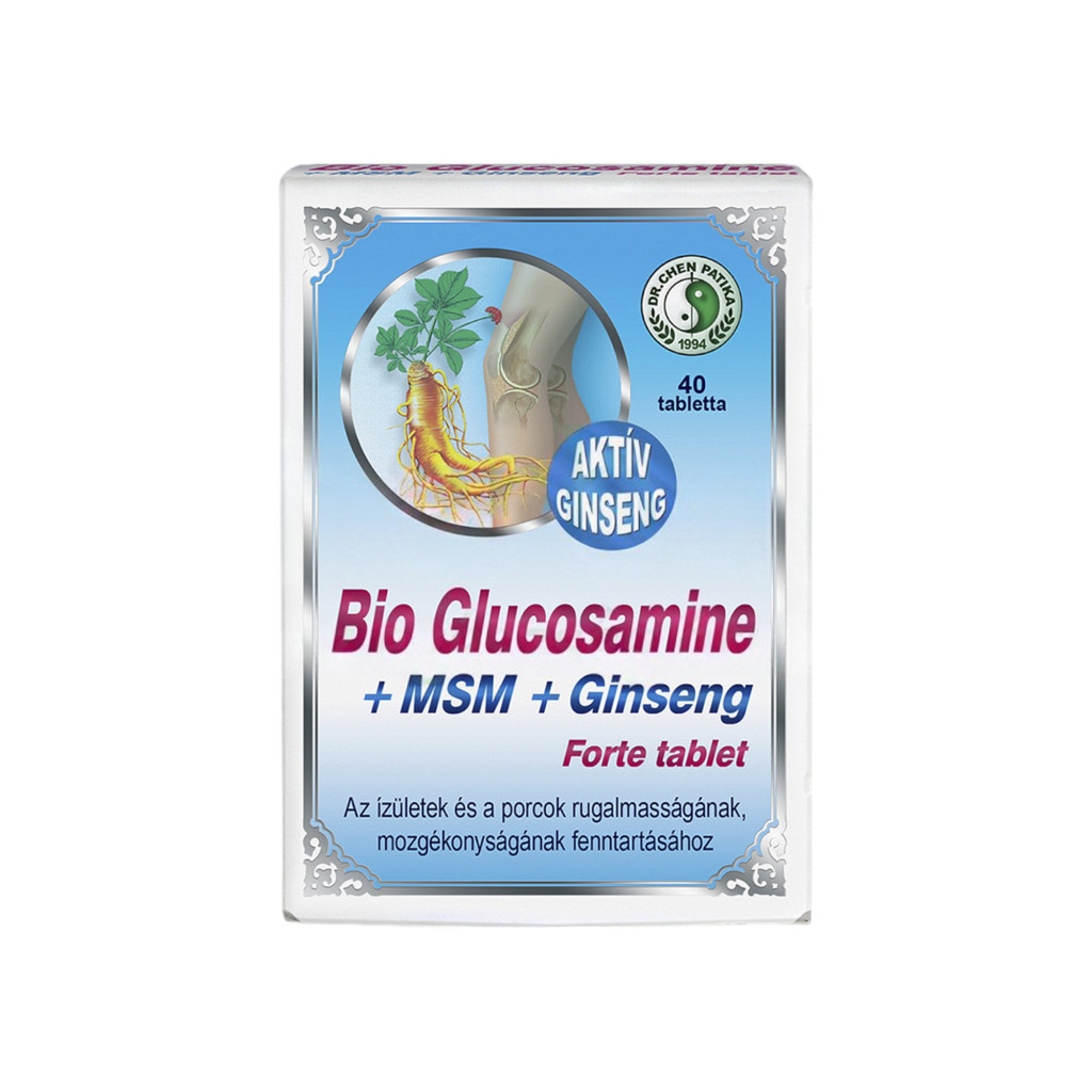 Dr. Chen Bio-Glucosamin + MSM + Ginseng Forte Tabletten 40 Stk.
