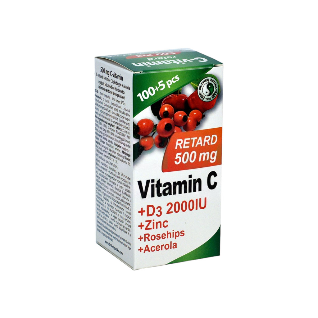 Dr. chen Vitamin C 500mg sustained release + D3 105 tablets