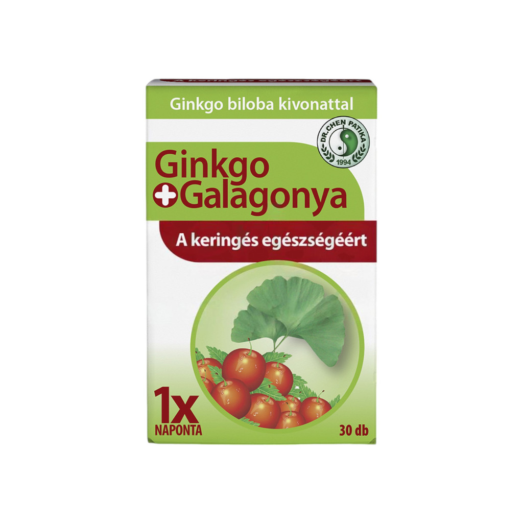 Dr. Chen Ginkgo und Weißdornkapseln 30 Stück