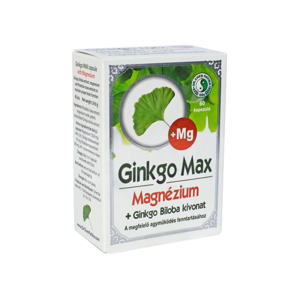 Dr. Chen kapsuly Ginkgo Max s horčíkom, 60 ks.