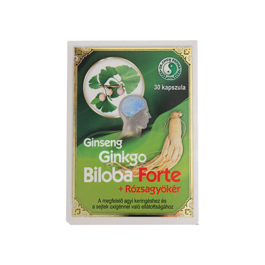 Dr. Chen Ginseng Ginkgo Biloba Forte Kapseln 30 Stück
