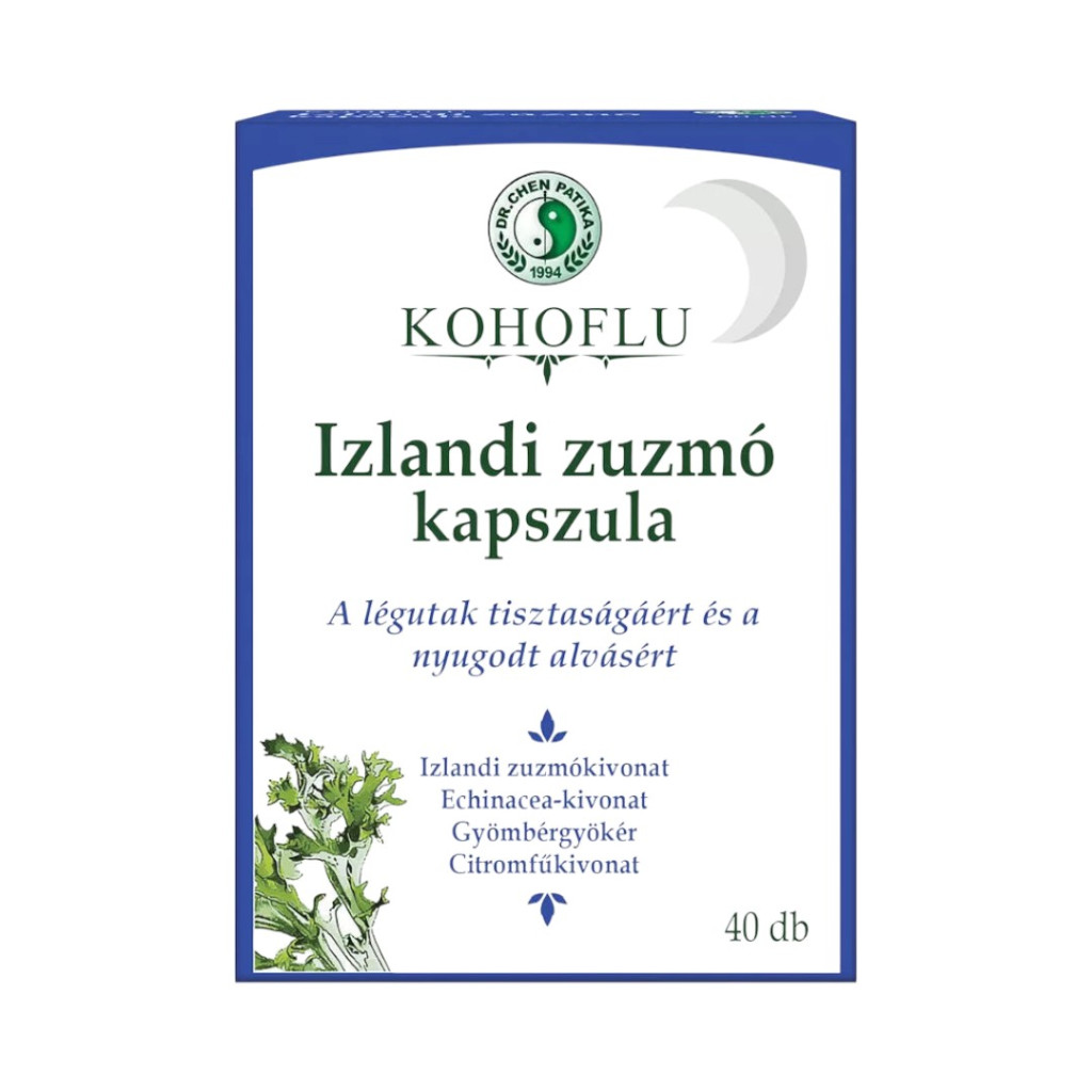 Dr. Chen Icelandic lichen capsule with kohoflu, 40 pcs