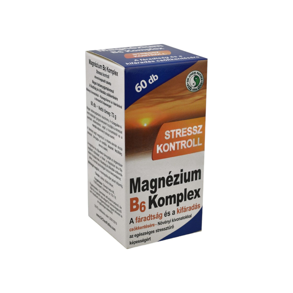 Dr. Chen magnesium b6 complex stress control tablets 60 pcs