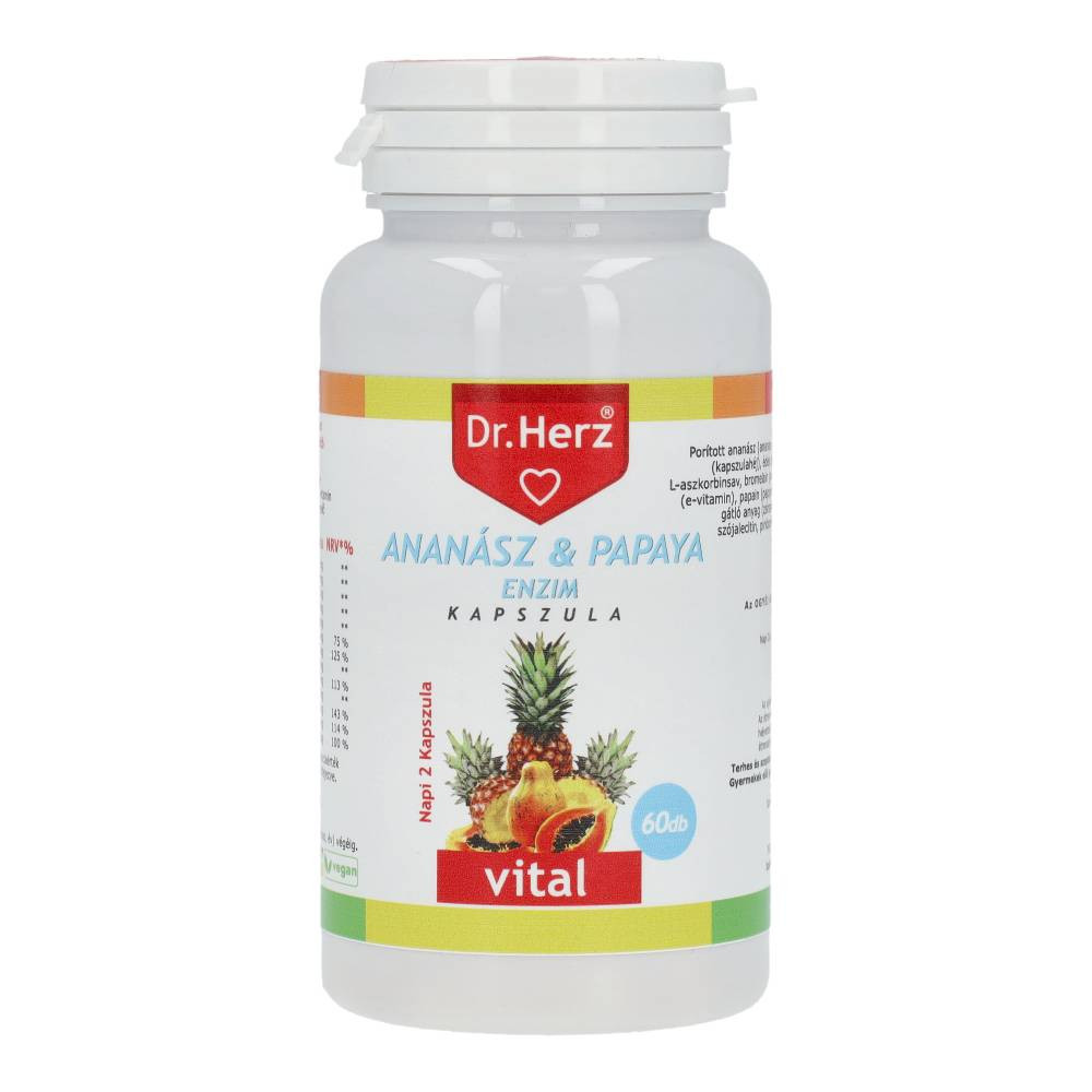 Dr. Herz Capsule Ananas-Papaya 60 buc
