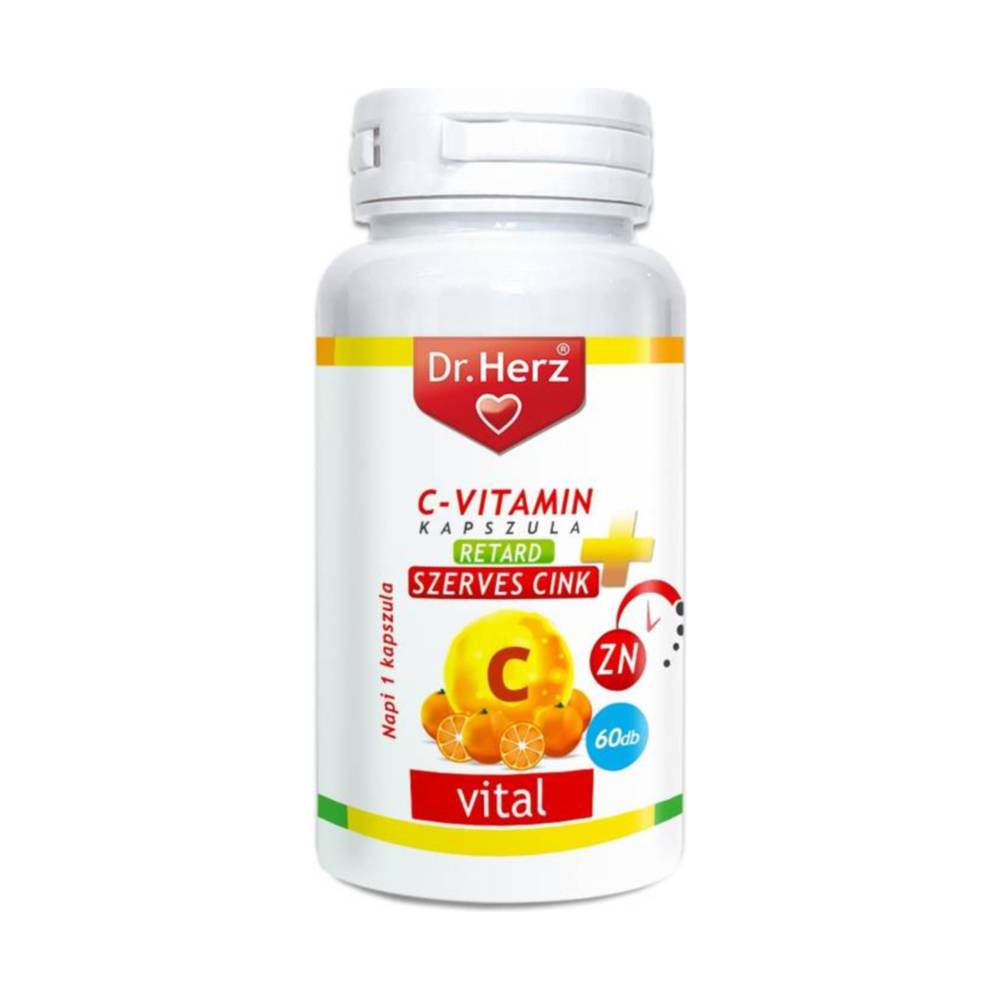 Dr. Herz vitamin C+zinc organic capsule 60 pcs