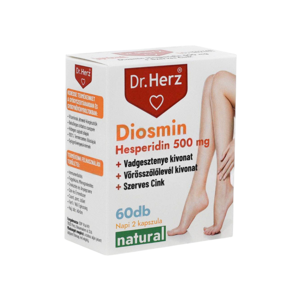 Dr. Herz capsule diozmin+hesperidin 500mg, 60 pcs
